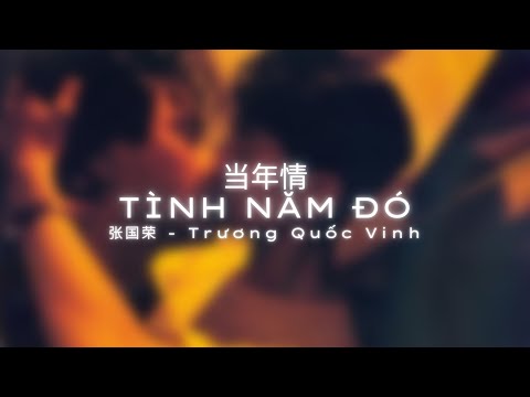 《Tình Năm Đó》当年情 | 張國榮 Trương Quốc Vinh | Rom/Ch/Eng/Viet Lyric Video