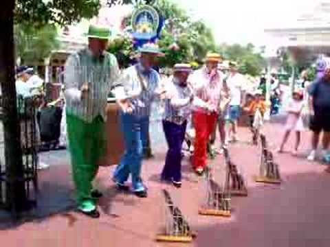 Dapper Dans sing Lida Rose at Magic Kingdom in Walt Disney World