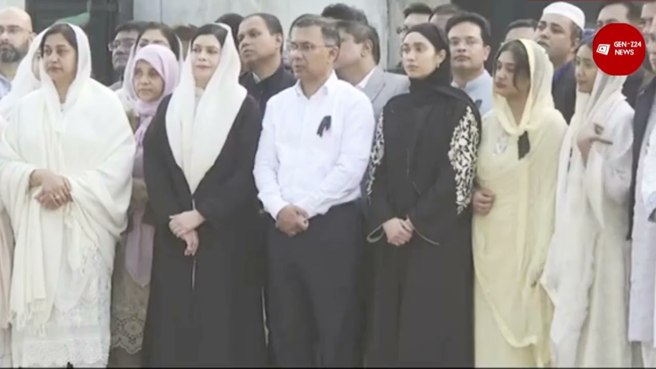 মাকে চিরবিদায় জানিয়ে কবরের পাশে নিথর হয়ে দাঁড়িয়ে তারেক রহমান| Khaleda Zia| Tarique Rahman