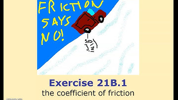 Ex 21B.1 - The Coefficient of Friction - Y13 A Level Maths