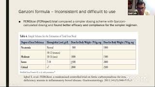 “ Iron Deficiency Anemia - What’s New in 2021 “