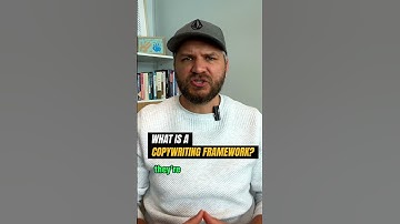 What is a copywriting framework?