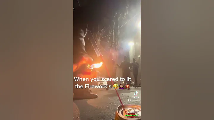 When you scared to light the fireworks💥🤣 #shorts