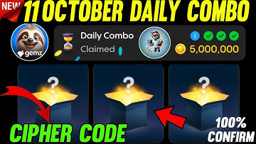 Gemz Daily Cipher & Combo 10 October |Gemz Daily Code | Gemz Daily Combo 10 October |Gemz Cipher