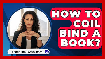 How To Coil Bind A Book? - LearnToDIY360.com