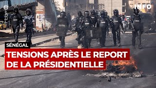 Sénégal : tensions et manifestations après le report des élections présidentielles - RTBF Info image