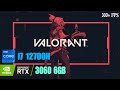 Valorant RTX 3060 + i7 12th Gen Performance Test | Asus TUF F15