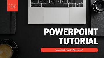 Make Animated Text In Powerpoint-Powerpoint Tutorial-Mehedi Hasan Ashik
