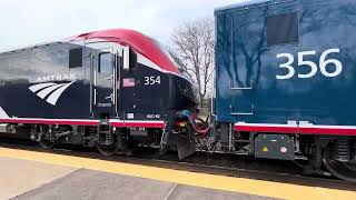 NEW Amtrak ALC-42 Chargers being delivered to Chicago