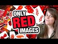 One Color Collage Challenge | Monochromatic collage demo