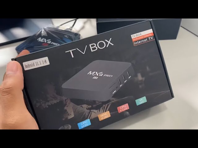 Tv Box MxqPro 4K 5G 8G 128Gb