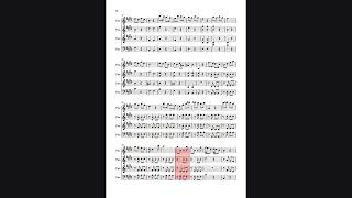 String Quartet No. 13, IV. | Scrolling Score