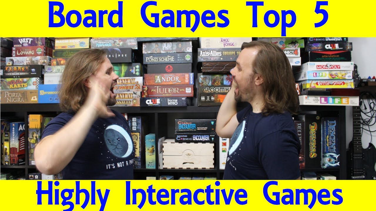 Top 5 Highly Interactive Board Games YouTube