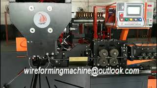 full automatic ring forming and welding machine ---15 years Merit wire Bending machine factory