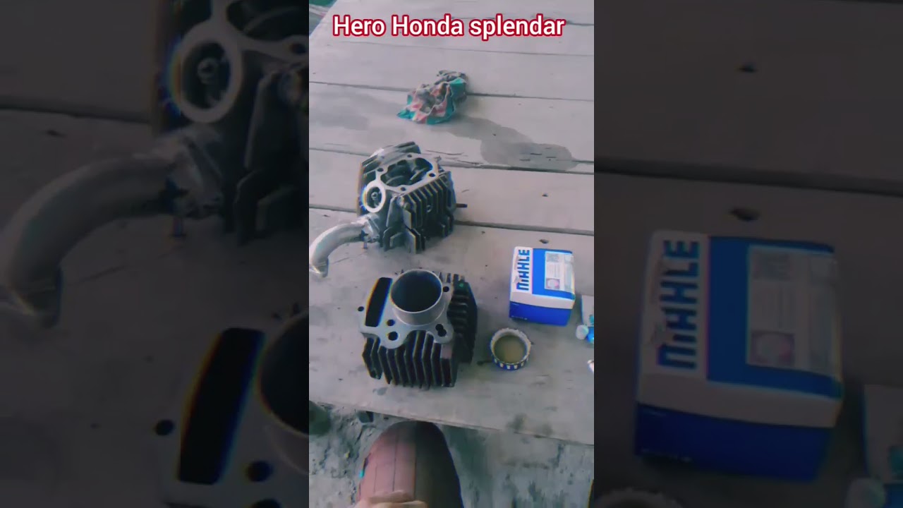 engine open of splendor +🏍//Autocare 