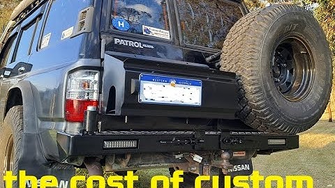 The True Cost of Custom Built? How much did Will pay me to make this bar for his Nissan GQ Patrol?