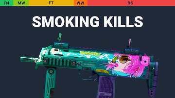 MP7 Smoking Kills - Skin Float And Wear Preview