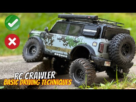 RC Crawler Grundlegende Fahrtechniken! Wer das weiß, kann Hindernisse überwinden (TRX4)