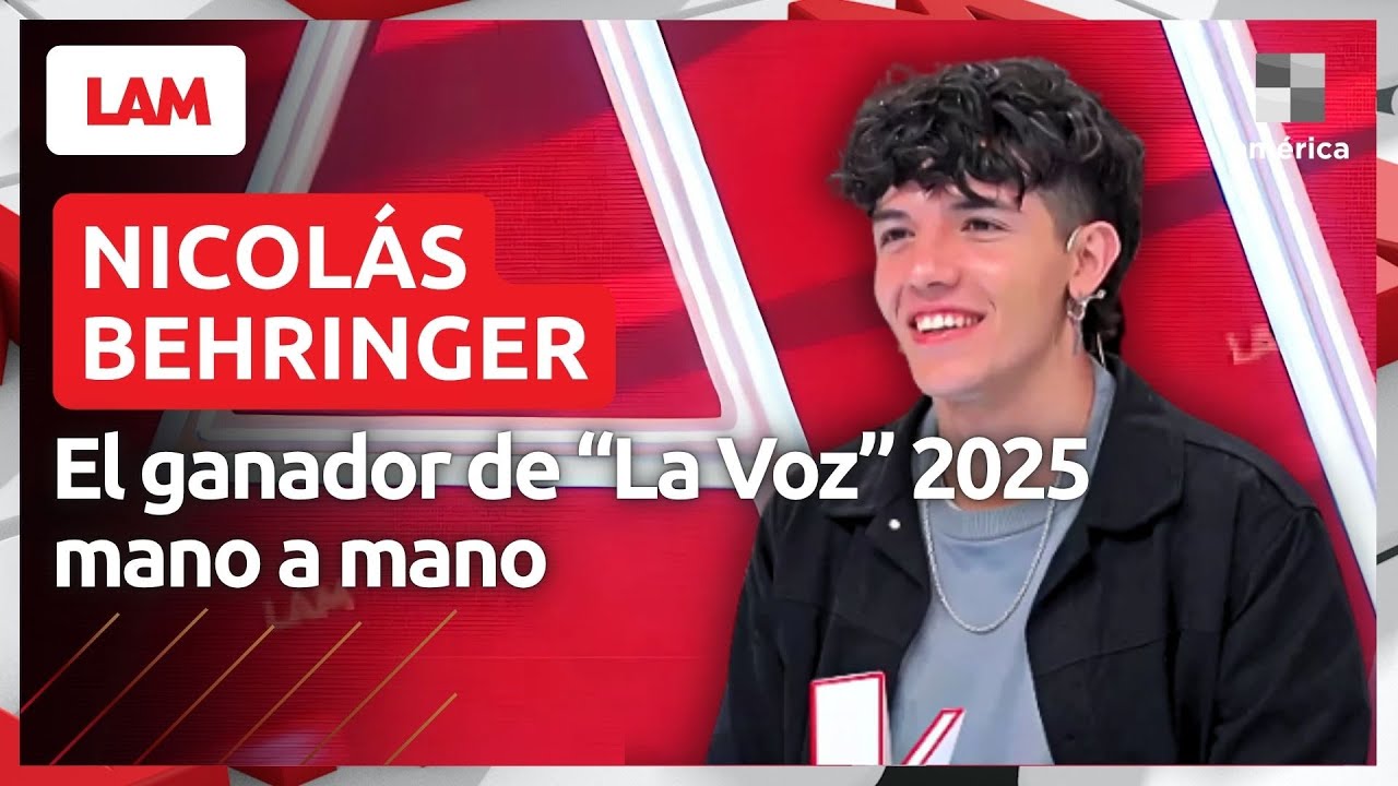 🤩 NICOLÁS BEHRINGER, GANADOR DE "LA VOZ ARGENTINA": "Estuve en la calle hasta los 13 años"