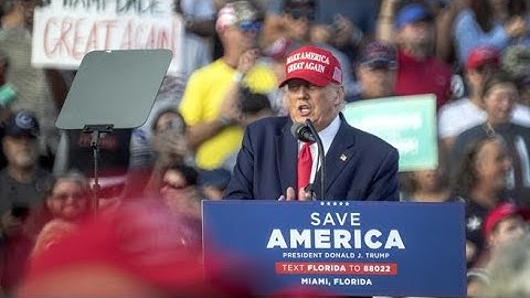 Donald Trump e l’anticipazione del suo ritorno alla Casa Bianca: «Dovrò farlo di nuovo»