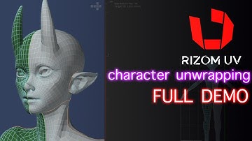 Rizom UV demo, character unwrapping full process [Eng VO]