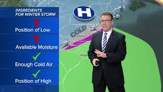 Extremely cold Christmas weekend coming, snow chance remains low