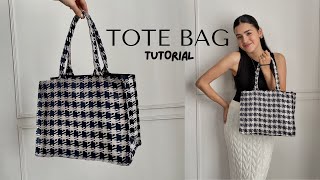 TOTE BAG TUTORIAL diy Becky Val