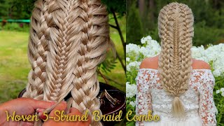 Feathered 5-Strand Woven Braid | Braided Wig Hairstyles for Long Hair