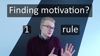 1 Simple Rule to Get Started Now and Find Motivation - Suggested by Andrew Huberman