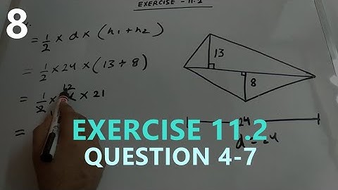 Class 8th Maths: Mensuration Exercise 11.2 QUESTION 4, 5 & 7 NCERT solutions for class 8 maths