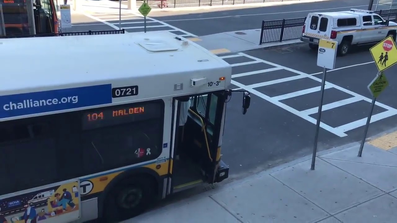 (MBTA) Route 104 Door Announcement - Outbound - YouTube
