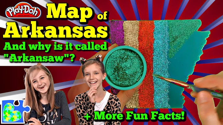 ARKANSAS State Facts || ARKANSAS MAP || United States || USA Geography || Play-doh