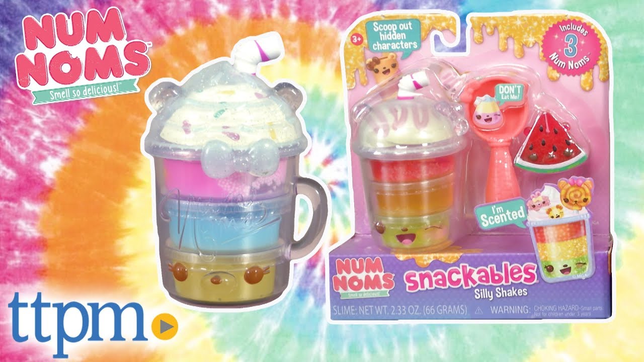 Num Noms 554370 Snackables Silly Shakes- Neapolitan Shake,  Multicolor : Toys & Games