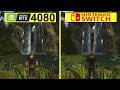 Gothic 2 Classic Nintendo Switch vs PC RTX 4080 4K Ultra Graphics Comparison | Remaster vs Original