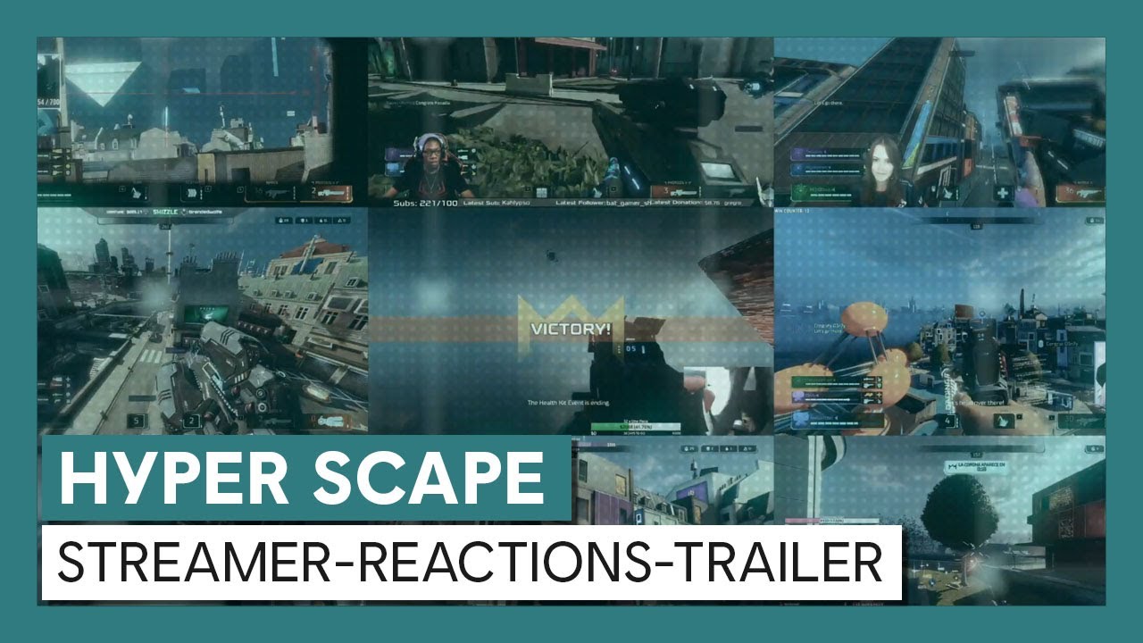 Hyper Scape: Streamer-Reactions-Trailer | Ubisoft [DE]