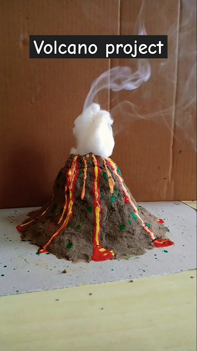 Volcano project, how to make volcano project , project for science students #volcanoscience