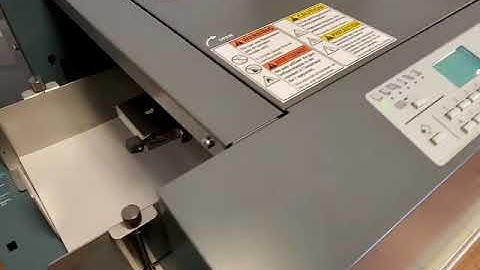 Duplo DF-1200 Air Fed Folder