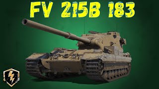 ОБЗОР В РАНДОМЕ FV215B 183 WOT BLITZ. БАБАХА, 1625 ЧИТСТОГО УРОНА!