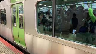 JR山手線E235系トウ28編成 渋谷駅発車