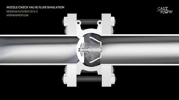 NOZZLE CHECK VALVE FLUID SIMULATION