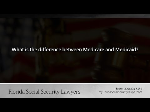 What is the difference between Medicare and Medicaid?