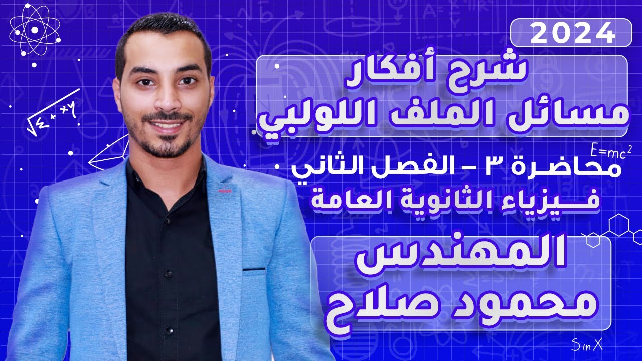 شرح أفكار مسائل الملف اللولبي | محاضرة 3 |الفصل الثاني | فيزياء 3 ثانوي 2024 | المهندس محمود صلاح