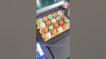 Eggs | Machine that writes brand and expiration date on eggs