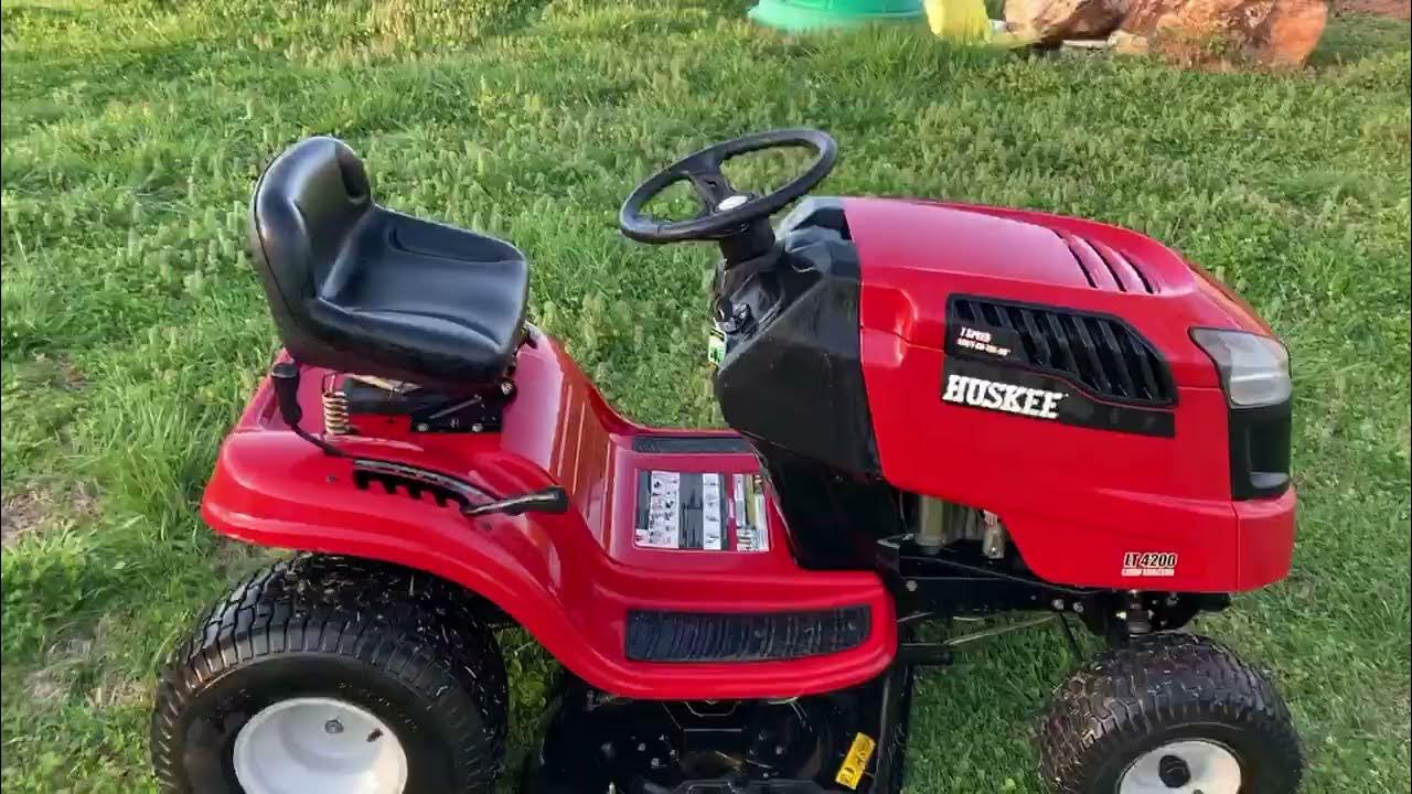 Huskee mower part numbers and maintenance - YouTube