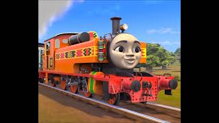 Zazie Beetz as Nia The Kenyan Tank Engine (for @RylenGrabler and @Chris)