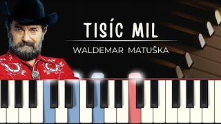 Tisíc mil (500 Thousand Miles): tutoriál + noty pro klavír + MIDI