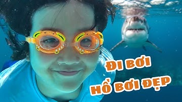 Ruby và Vani Bơi Hồ Bơi đẹp 🤩, Ruby Lặn giỏi quá