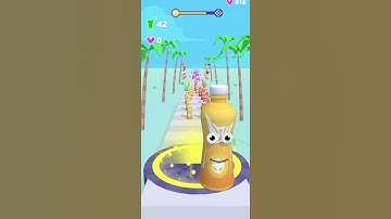 Juice Run 3D Gameplay Walkthrough Android, ios #shorts #voodoo #juicerun #android #ios #mobilegame