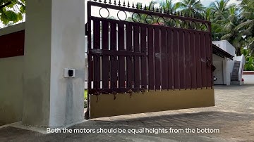 Swing Gate With Arm Motor Expiation Video