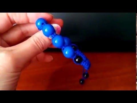 Браслет Шамбала. Мастер-класс. Tutorial. Shamballa bracelet.